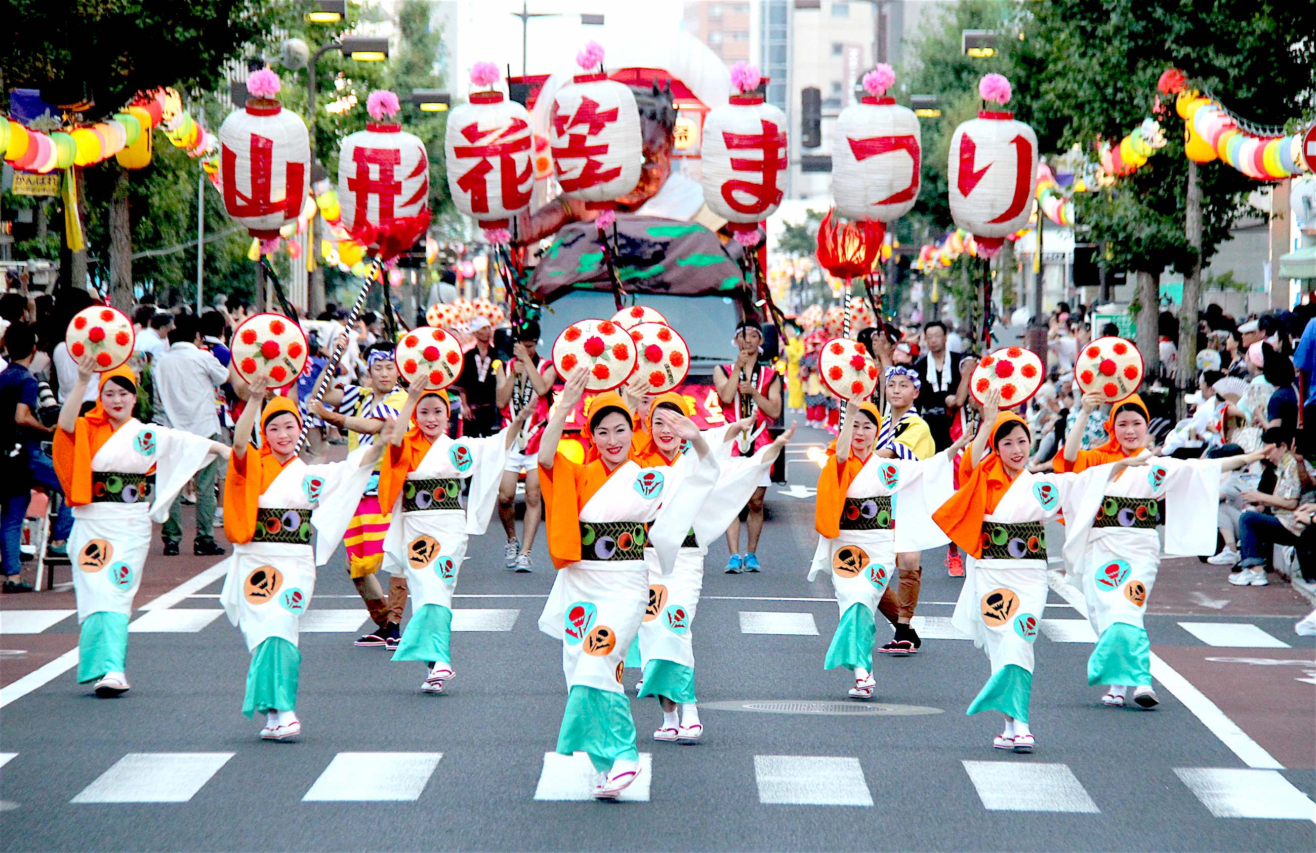山形花笠祭 以訪日外國遊客為對象 提供日本祭典情報