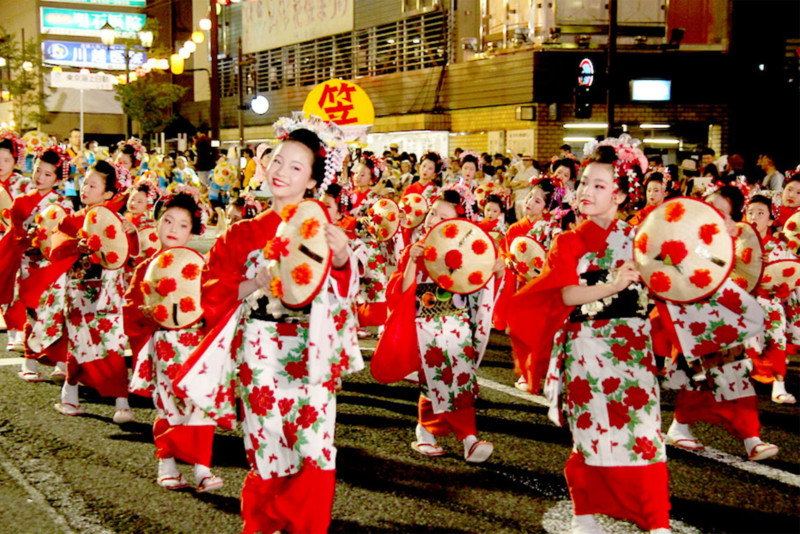 山形花笠まつり 日本のお祭カレンダー