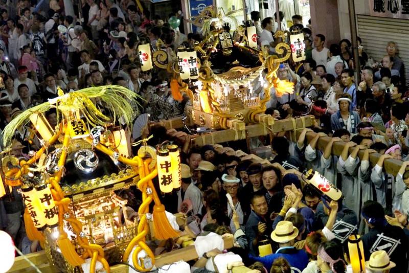 Noda Mikoshi Parade Japanese Traditional Festival Calendar